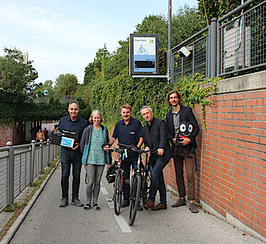  Einweihung Fahrradzählstelle